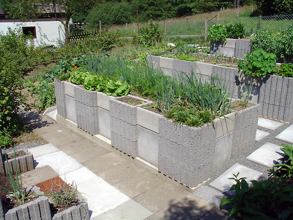 Concrete Raised Garden Bed, Permaculture - Sustainable Living
